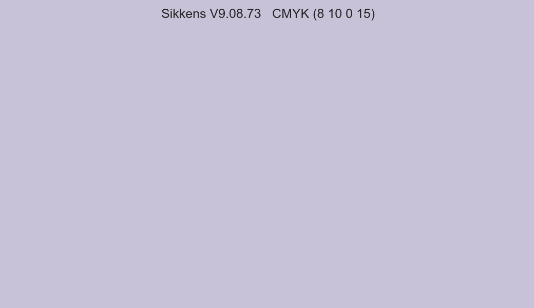 Color Sikkens V9.08.73 to CMYK (8 10 0 15) converter Color Sikkens V9.08.73 to CMYK (8 10 0 15) converter
