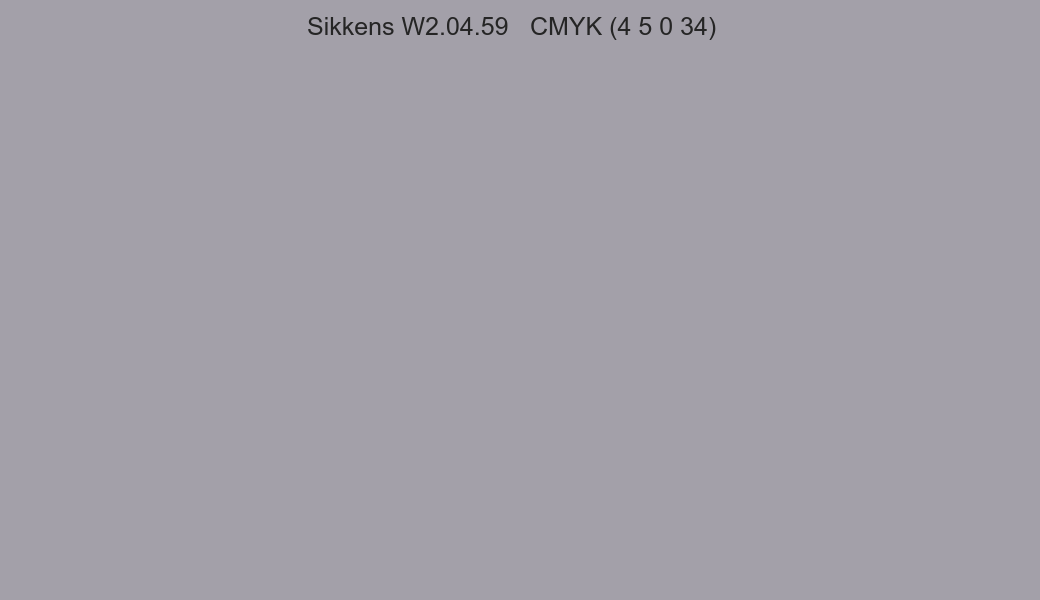 Color Sikkens W2.04.59 to CMYK (4 5 0 34) converter Color Sikkens W2.04.59 to CMYK (4 5 0 34) converter