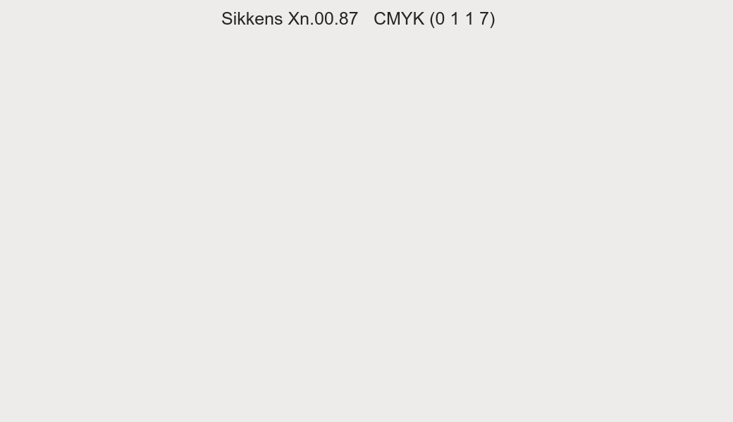 Color Sikkens Xn.00.87 to CMYK (0 1 1 7) converter Color Sikkens Xn.00.87 to CMYK (0 1 1 7) converter