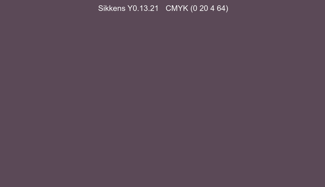 Color Sikkens Y0.13.21 to CMYK (0 20 4 64) converter Color Sikkens Y0.13.21 to CMYK (0 20 4 64) converter