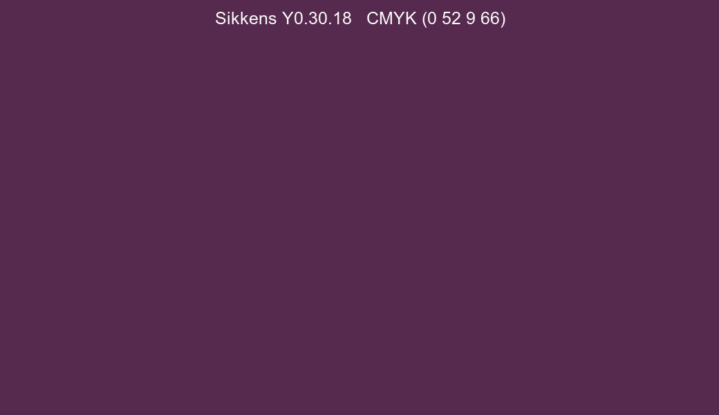 Color Sikkens Y0.30.18 to CMYK (0 52 9 66) converter Color Sikkens Y0.30.18 to CMYK (0 52 9 66) converter