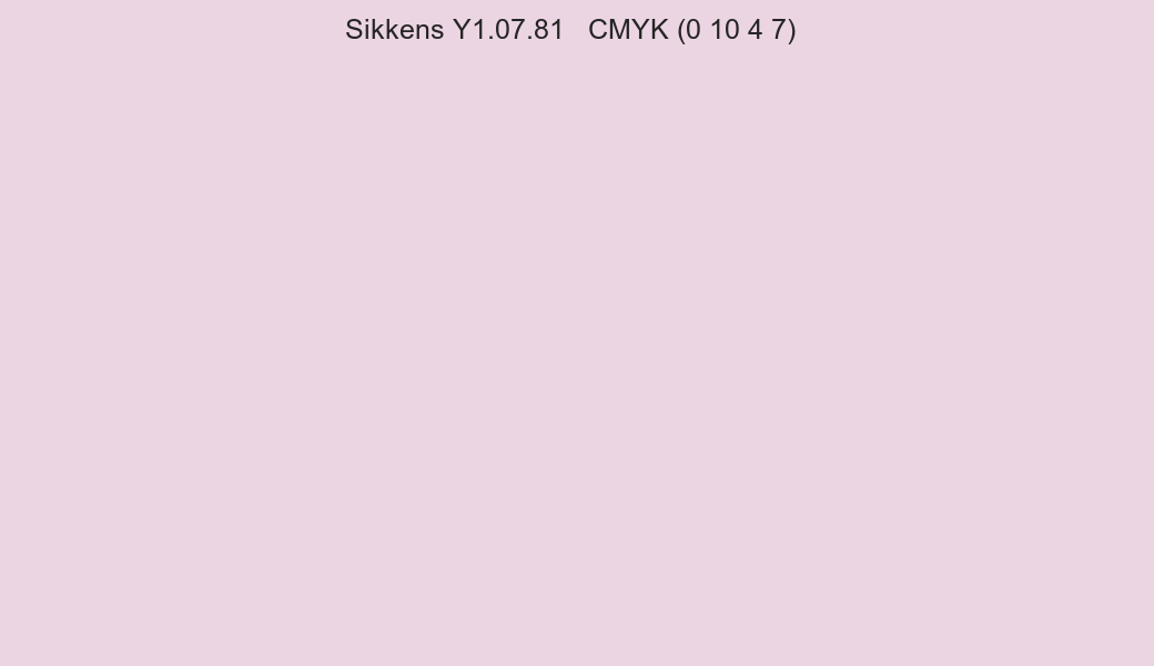 Color Sikkens Y1.07.81 to CMYK (0 10 4 7) converter Color Sikkens Y1.07.81 to CMYK (0 10 4 7) converter