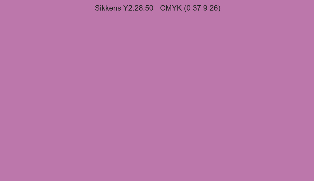 Color Sikkens Y2.28.50 to CMYK (0 37 9 26) converter Color Sikkens Y2.28.50 to CMYK (0 37 9 26) converter