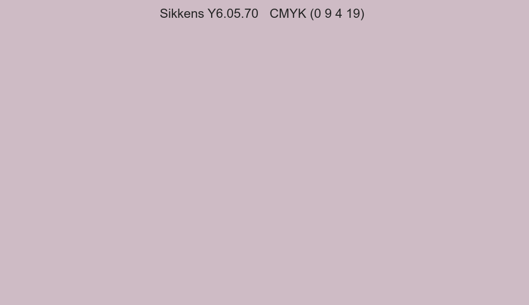 Color Sikkens Y6.05.70 to CMYK (0 9 4 19) converter Color Sikkens Y6.05.70 to CMYK (0 9 4 19) converter