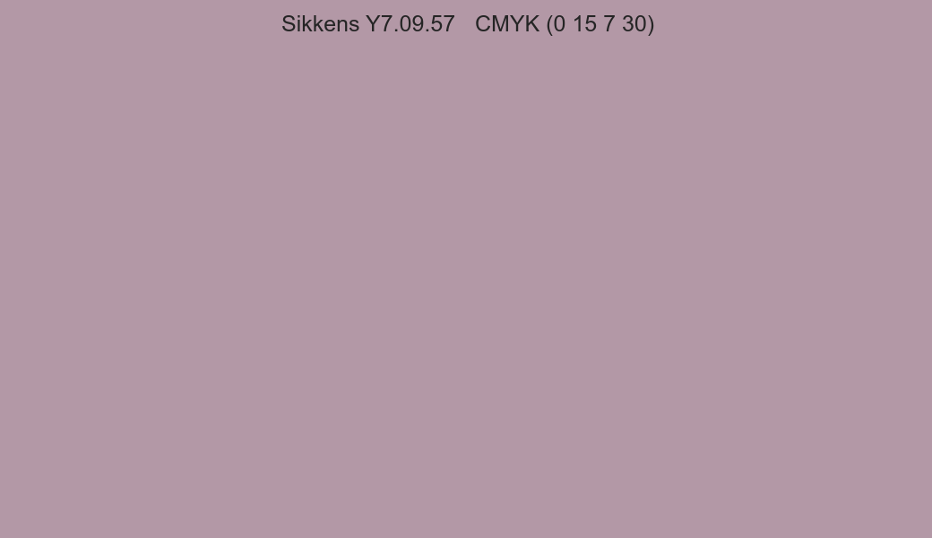 Color Sikkens Y7.09.57 to CMYK (0 15 7 30) converter Color Sikkens Y7.09.57 to CMYK (0 15 7 30) converter