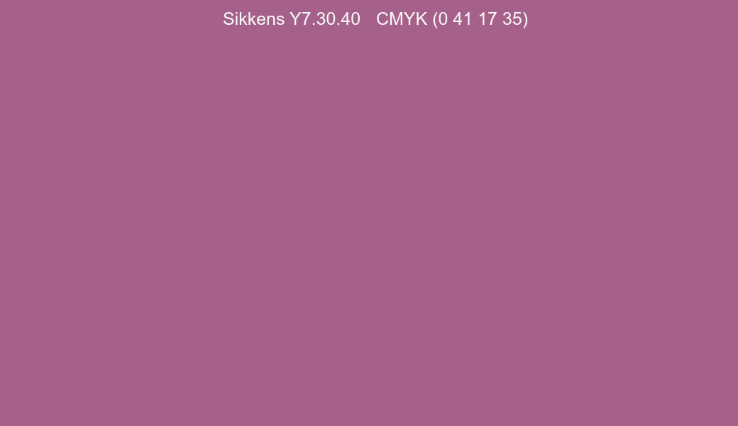 Color Sikkens Y7.30.40 to CMYK (0 41 17 35) converter Color Sikkens Y7.30.40 to CMYK (0 41 17 35) converter