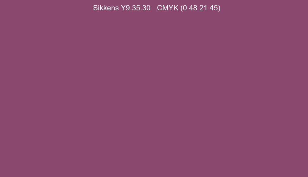 Color Sikkens Y9.35.30 to CMYK (0 48 21 45) converter Color Sikkens Y9.35.30 to CMYK (0 48 21 45) converter