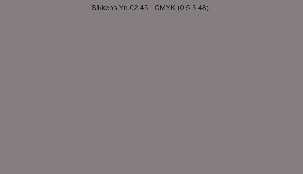 Color Sikkens Yn.02.45 to CMYK (0 5 3 48) converter Color Sikkens Yn.02.45 to CMYK (0 5 3 48) converter