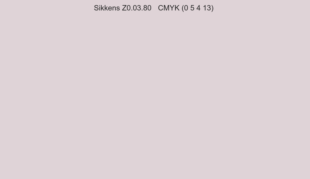 Color Sikkens Z0.03.80 to CMYK (0 5 4 13) converter Color Sikkens Z0.03.80 to CMYK (0 5 4 13) converter