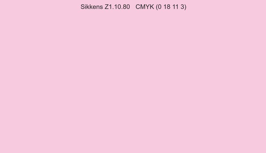 Color Sikkens Z1.10.80 to CMYK (0 18 11 3) converter Color Sikkens Z1.10.80 to CMYK (0 18 11 3) converter
