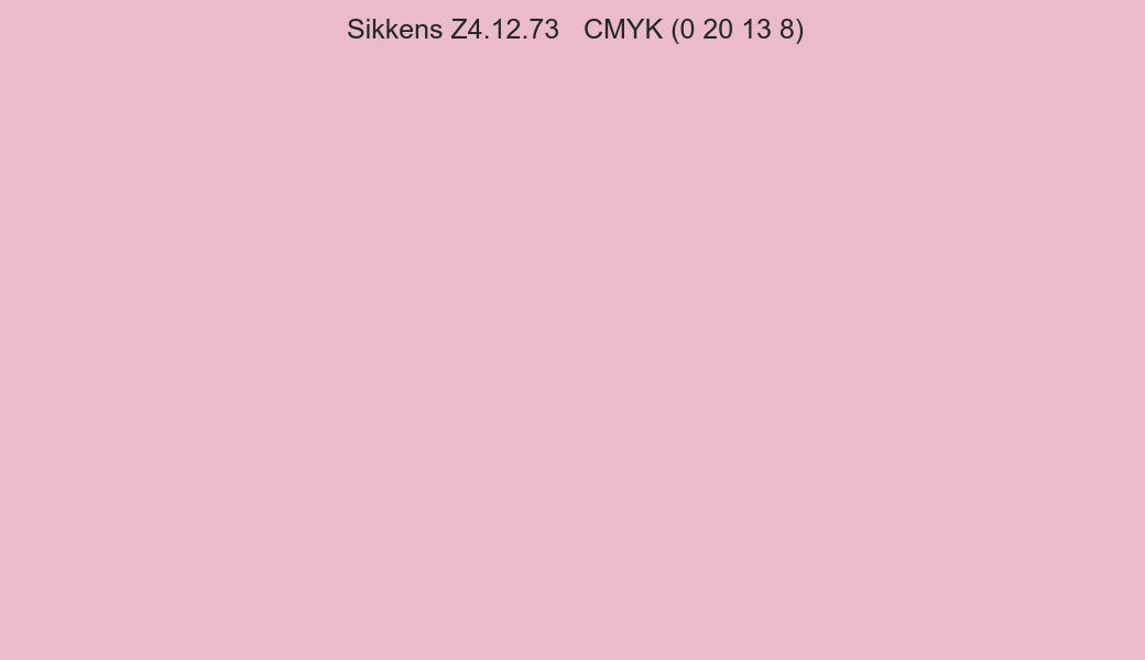 Color Sikkens Z4.12.73 to CMYK (0 20 13 8) converter Color Sikkens Z4.12.73 to CMYK (0 20 13 8) converter