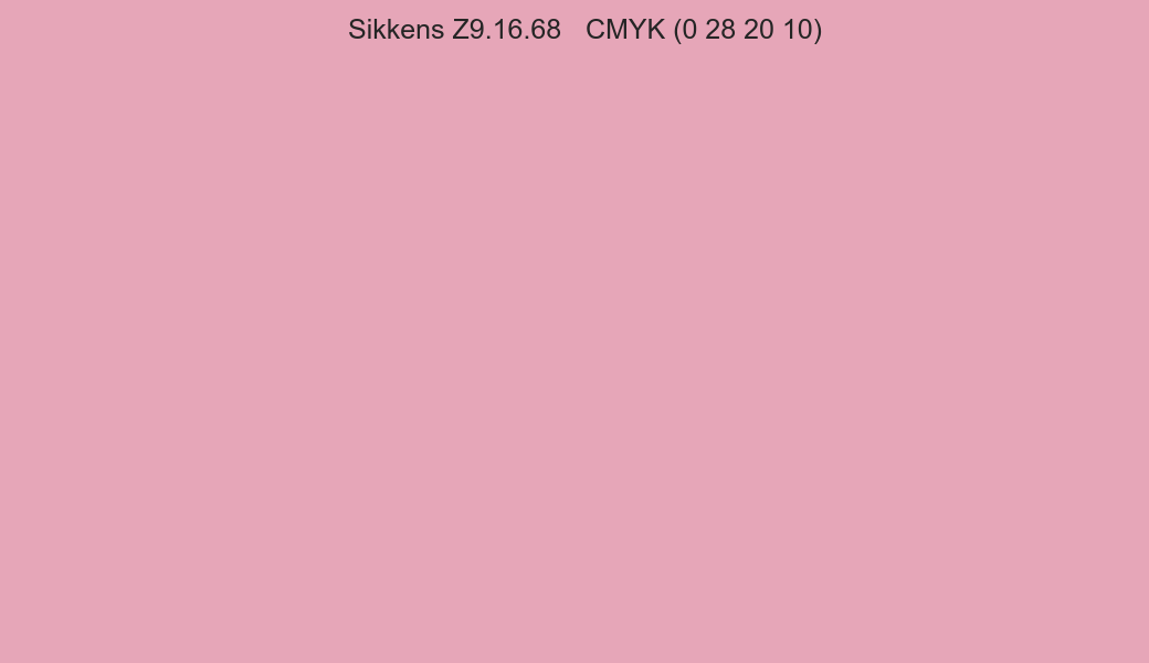 Color Sikkens Z9.16.68 to CMYK (0 28 20 10) converter Color Sikkens Z9.16.68 to CMYK (0 28 20 10) converter