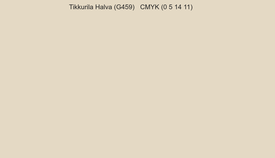 Color Tikkurila Halva (G459) to CMYK (0 5 14 11) converter Color Tikkurila Halva (G459) to CMYK (0 5 14 11) converter