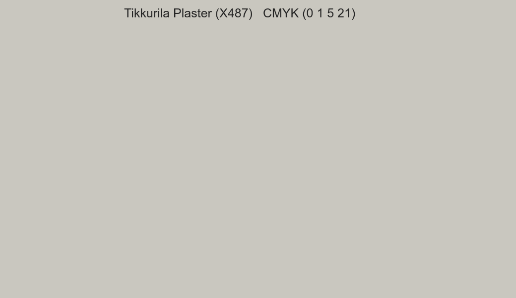 Color Tikkurila Plaster (X487) to CMYK (0 1 5 21) converter Color Tikkurila Plaster (X487) to CMYK (0 1 5 21) converter