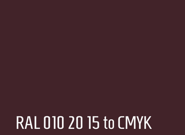 RAL 010 20 15 to CMYK