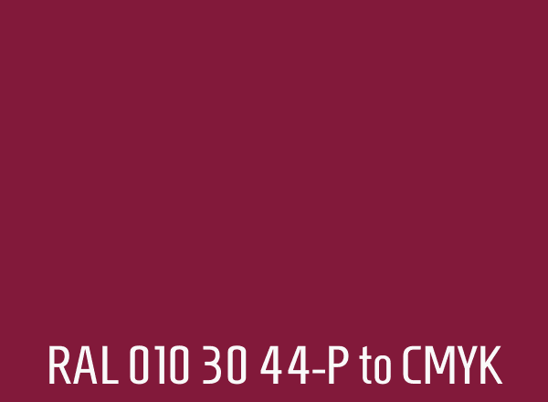 RAL 010 30 44-P to CMYK