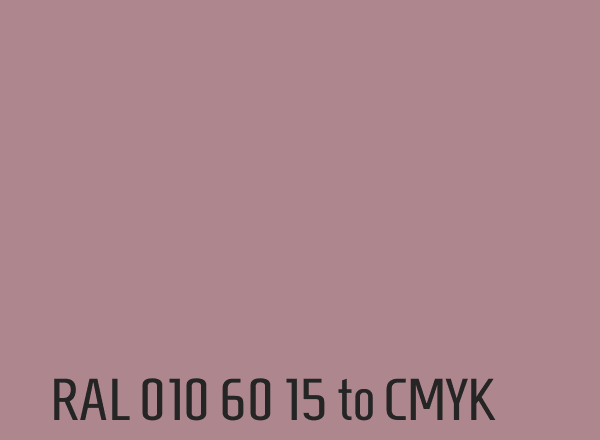 RAL 010 60 15 to CMYK