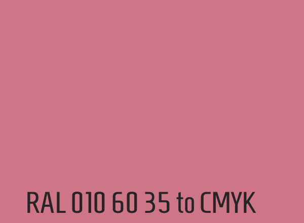 RAL 010 60 35 to CMYK