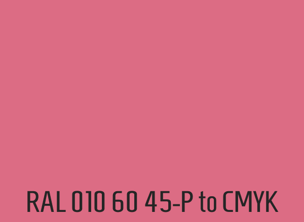 RAL 010 60 45-P to CMYK