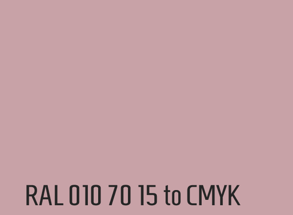 RAL 010 70 15 to CMYK