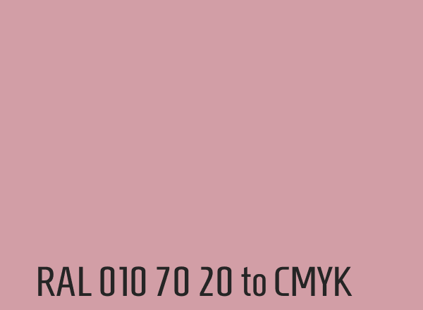 RAL 010 70 20 to CMYK