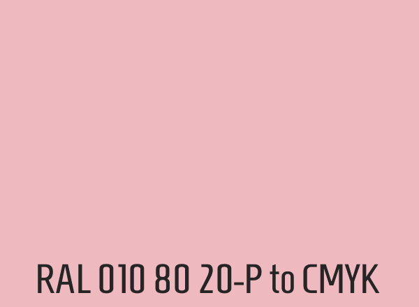RAL 010 80 20-P to CMYK