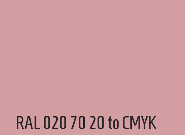 RAL 020 70 20 to CMYK