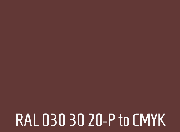 RAL 030 30 20-P to CMYK