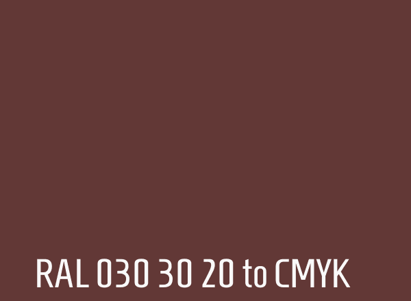 RAL 030 30 20 to CMYK