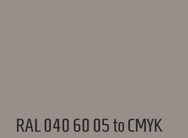 RAL 040 60 05 to CMYK
