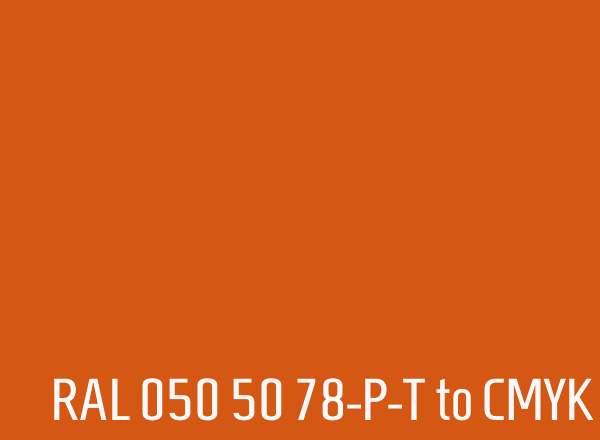 RAL 050 50 78-P-T to CMYK