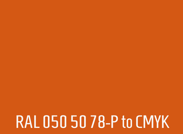RAL 050 50 78-P to CMYK