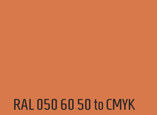 RAL 050 60 50 to CMYK