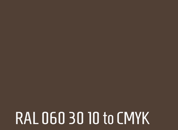 RAL 060 30 10 to CMYK