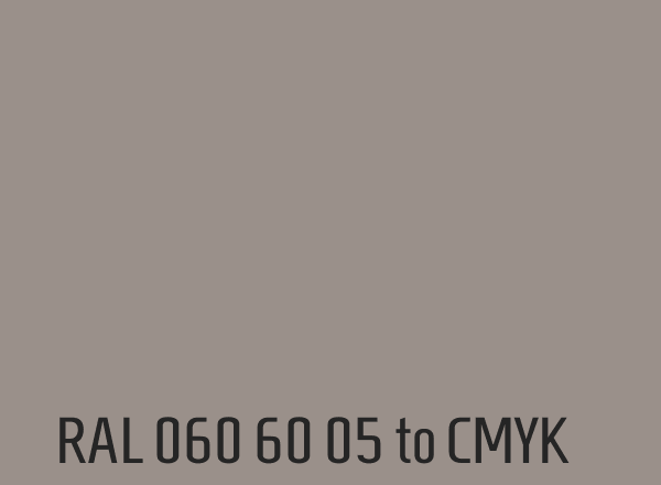 RAL 060 60 05 to CMYK