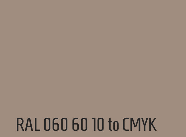 RAL 060 60 10 to CMYK