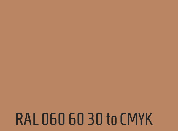 RAL 060 60 30 to CMYK