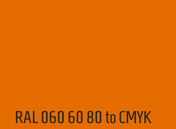 RAL 060 60 80 to CMYK