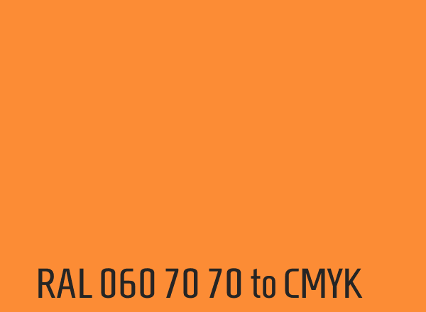 RAL 060 70 70 to CMYK