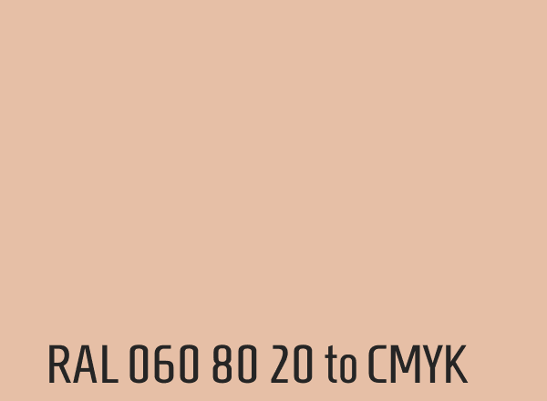 RAL 060 80 20 to CMYK