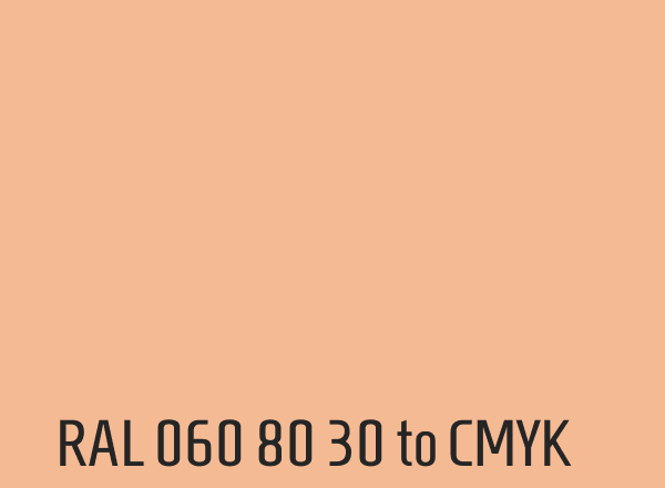 RAL 060 80 30 to CMYK