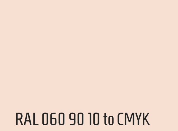 RAL 060 90 10 to CMYK