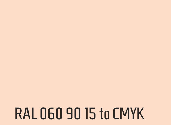 RAL 060 90 15 to CMYK