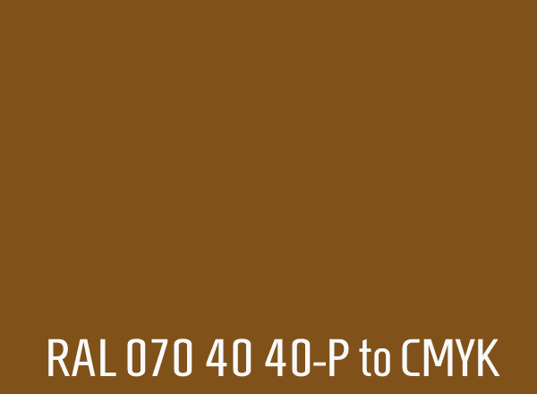 RAL 070 40 40-P to CMYK