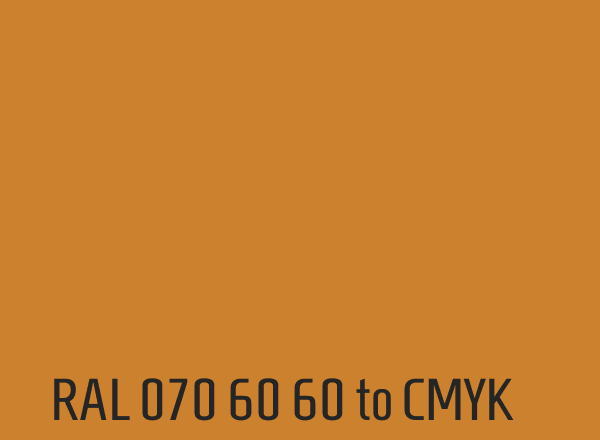 RAL 070 60 60 to CMYK