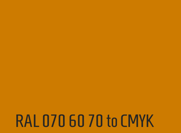 RAL 070 60 70 to CMYK