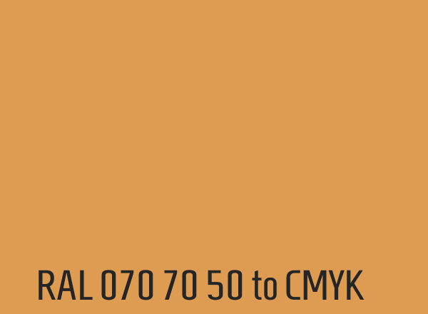 RAL 070 70 50 to CMYK