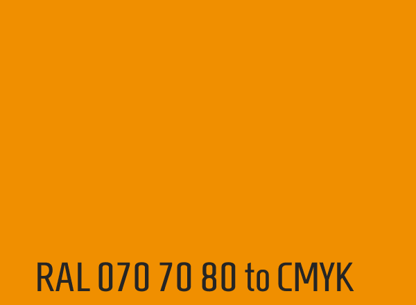 RAL 070 70 80 to CMYK