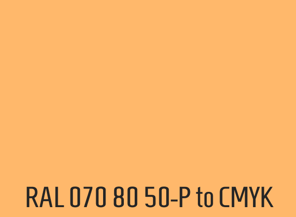 RAL 070 80 50-P to CMYK