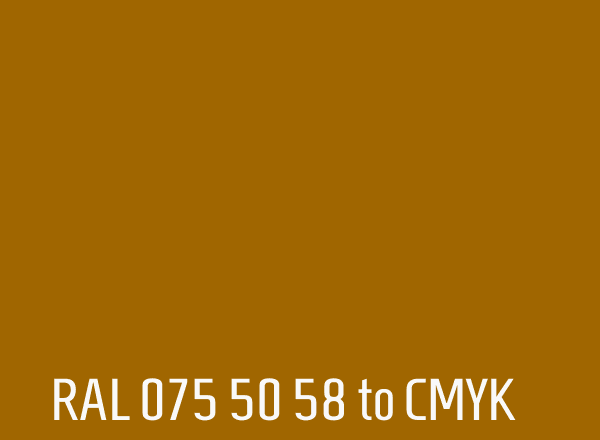 RAL 075 50 58 to CMYK